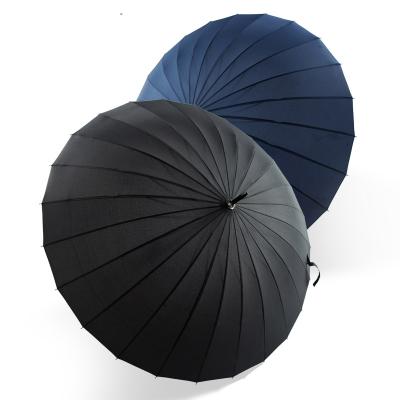 China China Manufacture Industrial 24 Inch Straight Umbrella 24 Ribs Windproof Automatic Open Straight Umbrella Custom Logo Printing Umbrellas for sale