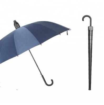 China Country Umbrella 16 Ribs With Wind Resistant Plastic Sheath Covered For Custom Logo Printing Promotion Ads Use Upright Umbrella Auto Open for sale