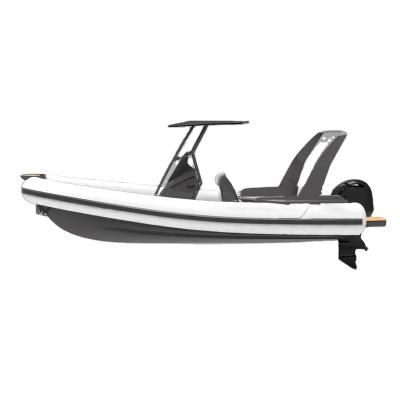 China Mini Yacht Factory Sale 6.5m Aluminum Orca PVC RIB700 Hypalon Inflatable Boat Sunstrider 650 Fishing for sale