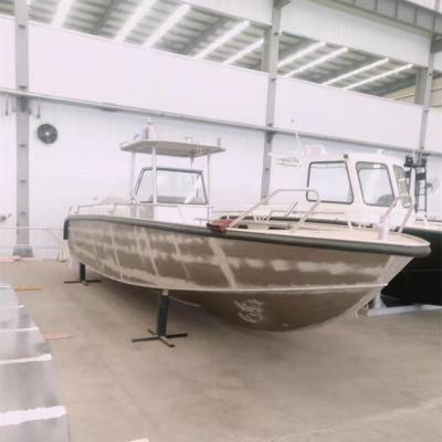 China Fishing Sunstrider 800 Walkaround 26ft Centerer 8m Fishing Boat Aluminum Console Fishing Boat for sale