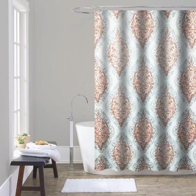 China Sustainable Printing Shower Curtain With Different Kinds Of Patterns for sale