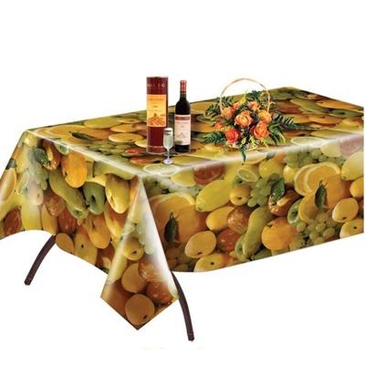 China New design colorful eco-friendly waterproof oilproof pvc printed tablecloth for sale