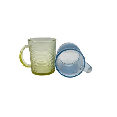 China Viable Glass Water Cup Vegetables Juice Ultralow Juice Cup Commercial Price Mug for sale