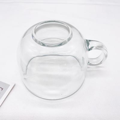 China Cheap Viable Good Quality Hot Selling Transparent Water Coffee Tea Cup Glass Milk Cup for sale