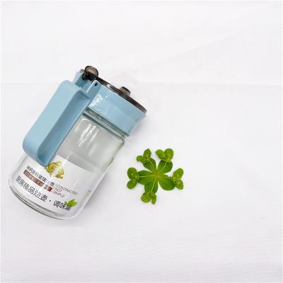 China Factory Direct Sales Good Quality Viable Glass Olive Cooking Kitchen Oil Glass Bottle Pot Oil Can for sale