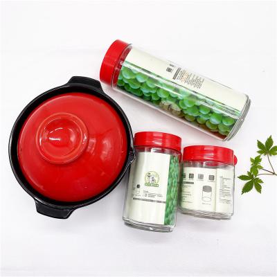 China Beneficial Price Sustainable Storage Jar Casserole Set 4 Pieces Storage Jar Kitchen Containers for sale