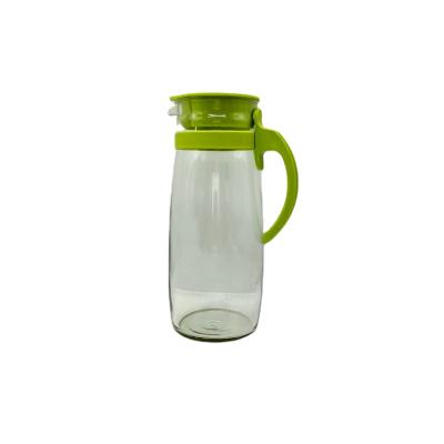 China Quality Hot and Cold Water in Lead Free Glass Guarantee Viable Juice Tea Jug for sale