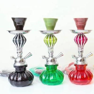 China Wholesale Small Quantity Smooking Shisha Color Mixed Free Customized Glass Shisha Hookah for sale