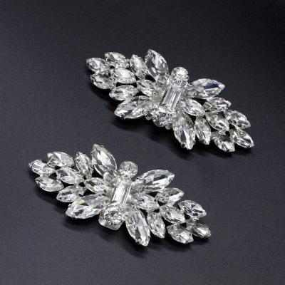 China Wholesale High Quality Wedding Shoe Buckle Diamond Shoe Clips Accessories for sale