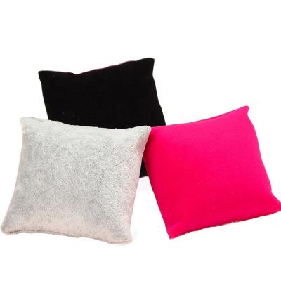 China Fashionable Smooth Soft Pillow For Wristband Watch Bracelet Factory Sale Factory Sale Jewelry Display Stand Velvet Watch Pillow for sale