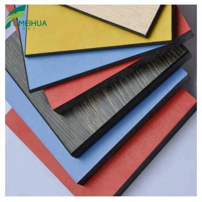 China Rub-resistant hpl board 4mm solid color interior hpl high pressure laminate wall cladding for sale