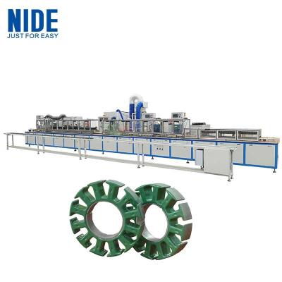 China Mini Rotor Insulating Electrostatic Powder Coating Production Line For Automotive for sale