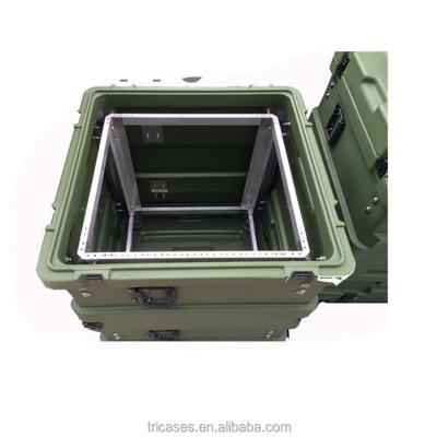 China 2016 Tricases RU110 Military Standard 11U Roto Shockproof Shockproof Waterproof Shock Mount Case For Computer Server High Standard for sale