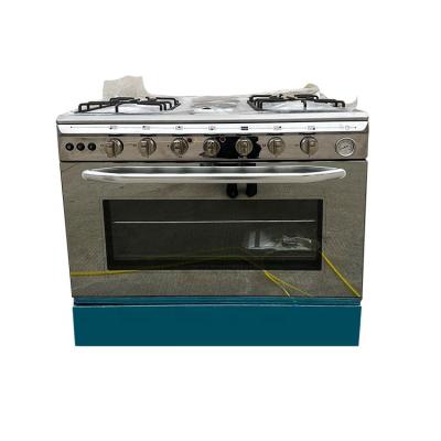 China Convection 4 gas 2 electric big oven Multifunctional oven for sale