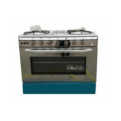 China Convection Commercial restaurant kitchen with 4 gas and 2 electric stoves for independent cooking utensils and stoves for sale