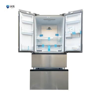 China Hotel 628L French Three Door No Frost Refrigerator with Water Dispenser for sale