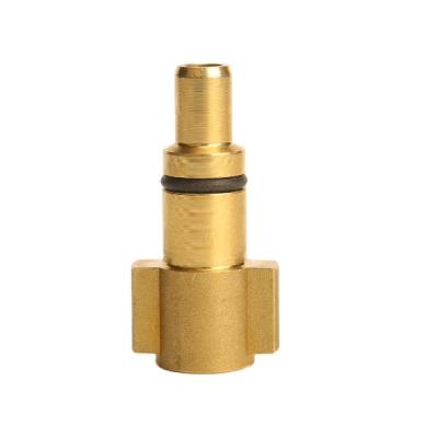 China Snow 2021 Foam Bottle High Pressure Copper Outer Connector Wire Common Brass Pipe Fitting, for sale