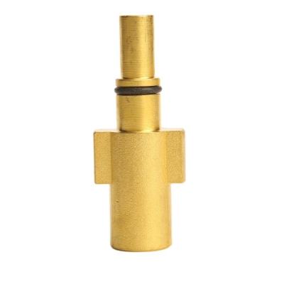 China High Pressure Copper Joint Sprayer Nozzle, G1/4F Hose Connecting Parts, Snow Foam Bottle Connectors for sale