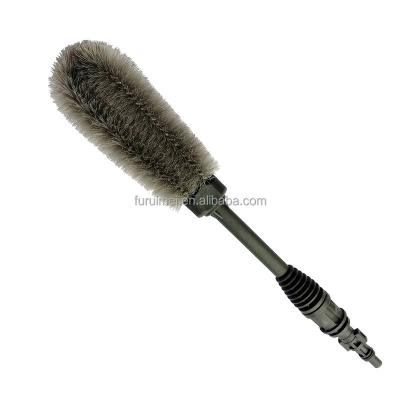 China PP/PA 2022 High Pressure Car Washing Machine Brush, Extended Reach Wheel/Gerbils Wheel Rim Brush for sale