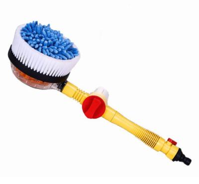 China Hotels Washing Tools Water Spray Round Brush 360 Round Cleaning Brush High Pressure Rotating Crawler Brush for sale