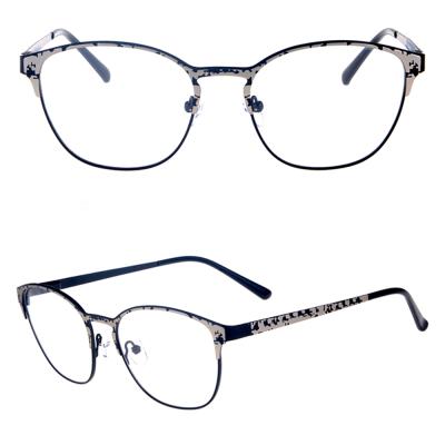 China For hot sale metal pattern glasses frames eyewear reading glass for men for sale