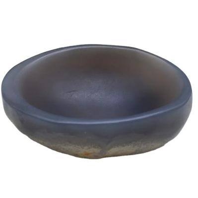 China China Factory Supply Ocean Stone Crystal Ashtray Agate Bowl With Professional Technical Support for sale