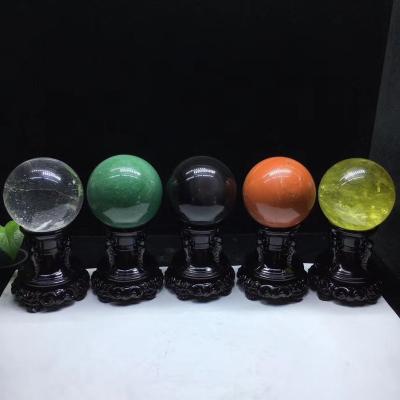 China China Agate Crystal Massage Ball White Feng Shui Five Element Crystal Ball With Lowest Price for sale