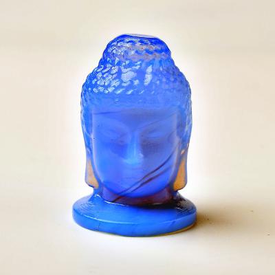 China Hot New Years Gift Crystal Buddha Statue Head Crafts Crystal Opal Buddha Head From China Items for sale