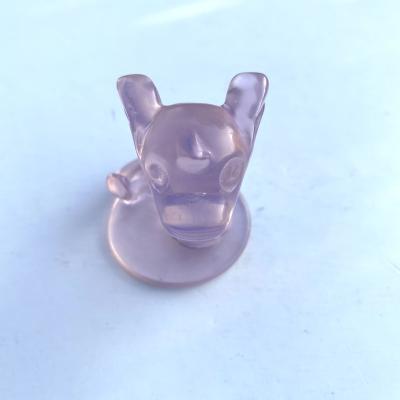 China China New Arrival Natural Pink Opal Hand Carve Crystal Figurines Sprinkled Protein hakolone for sale