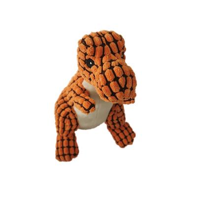 China Viable Wholesale Price Accept Customized Color Dinosaur Plush Pet Interactive Toys for sale