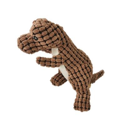 China Sustainable Customized Popular Easy Clean Animal Toys Dinosaur Plush Pet Toys for sale