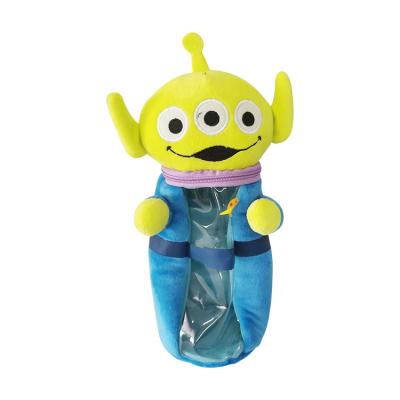 China Durable Chinese brand polyester fabric OEM plush cup cover toy anti-pilling handmade for sale