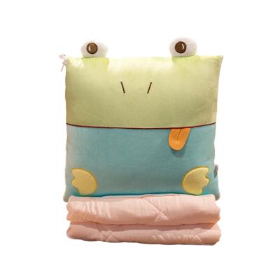 China Anti-pilling Anti-static Durable Plush Travel Cartoons 2 in 1 Pillow Cover for sale