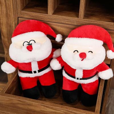 China Handmade Factory Made Soft Feel 25cm Or Customized Size Santa Claus Plush Toys for sale