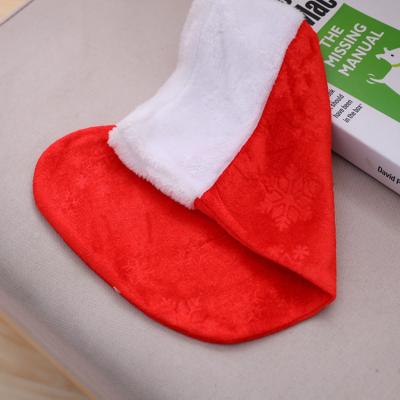 China Wholesale Price Handmade Pink Or Customized Color Embroider Christmas Stocking for sale