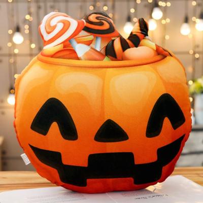 China Wholesale Price Handmade Huge Feel Halloween Pumpkin Plush Comfortable Soft Toys for sale