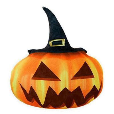 China Handmade Durable Relieve Pressure Custom Organic Halloween Pumpkin Fluffy Plush Toys for sale