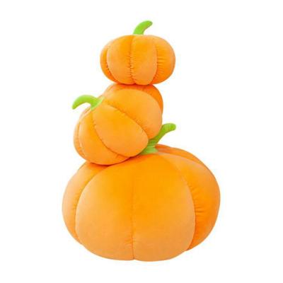 China Handmade Wholesale Soft Feel Customized Logo Halloween Pumpkin Plush Stuffing Toys for sale