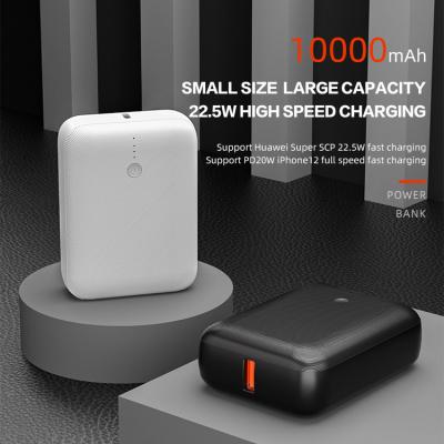 China Schnelle Ladung Mini Power Bank OEM ODM 10000mah Kleine tragbare Power Bank zu verkaufen