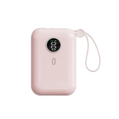 China Universal Compatibility Mini Power Bank With Lightning Cable for sale