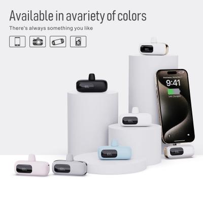 China Rapid Charging Tail Plug Power Bank Lightweight Multi Color ABS Charger for sale