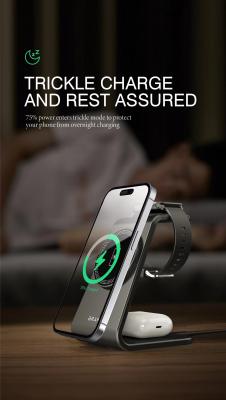 China versatile 3 In 1 Wireless Charging Dock Station For Phone / Watch for sale