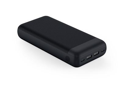 China Black White PD Power Bank Fast Charge 22.5W ABS Power Bank PC Matte Shell for sale