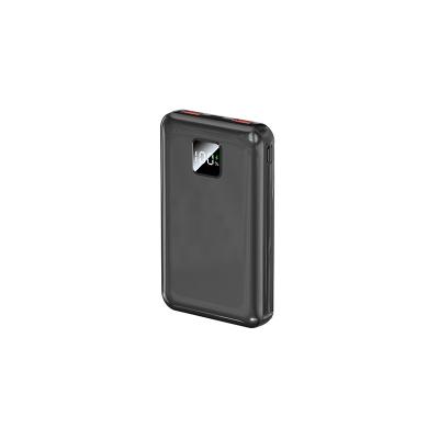 China Black Slim PD Power Bank 10000mAh 20W 22.5W Compact Power Bank for sale