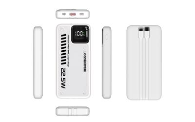 China Portable PD Power Bank Schnellladung ABS PC Power Bank 10000mAh zu verkaufen