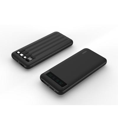 Κίνα Δύναμη PD22.5W Ενσωματωμένο σε καλώδιο Power Bank Οικουμενικά φώτα δείκτη LED εξωτερική φόρτιση προς πώληση