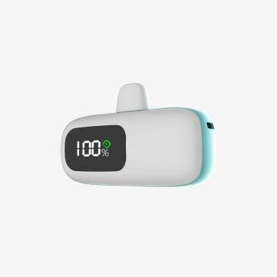 Cina Mini Capsule caricabatterie portatile da 5000 Mah per iPhone 15 o superiore e Android in vendita