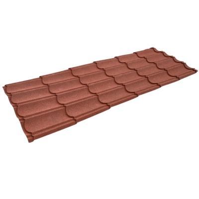 China Modern Long Span Tile 50 Years Classic Type Warranty Waterproof Roofing Economic Stone Coated Zinc Roofing Tiles And Accessories for sale