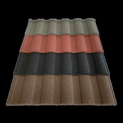 China Modern Rainbow Style 15 Colors Building Materials Stone Coated Metal Roofing Sheets Sill Solar Shingles for sale