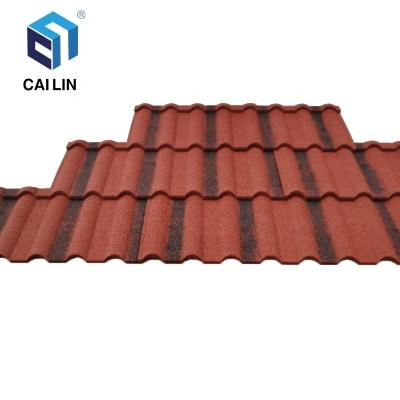 China Fire Wind Noise Storm Resist Stone Coated Steel Building Material Highest Roofing Tile for sale